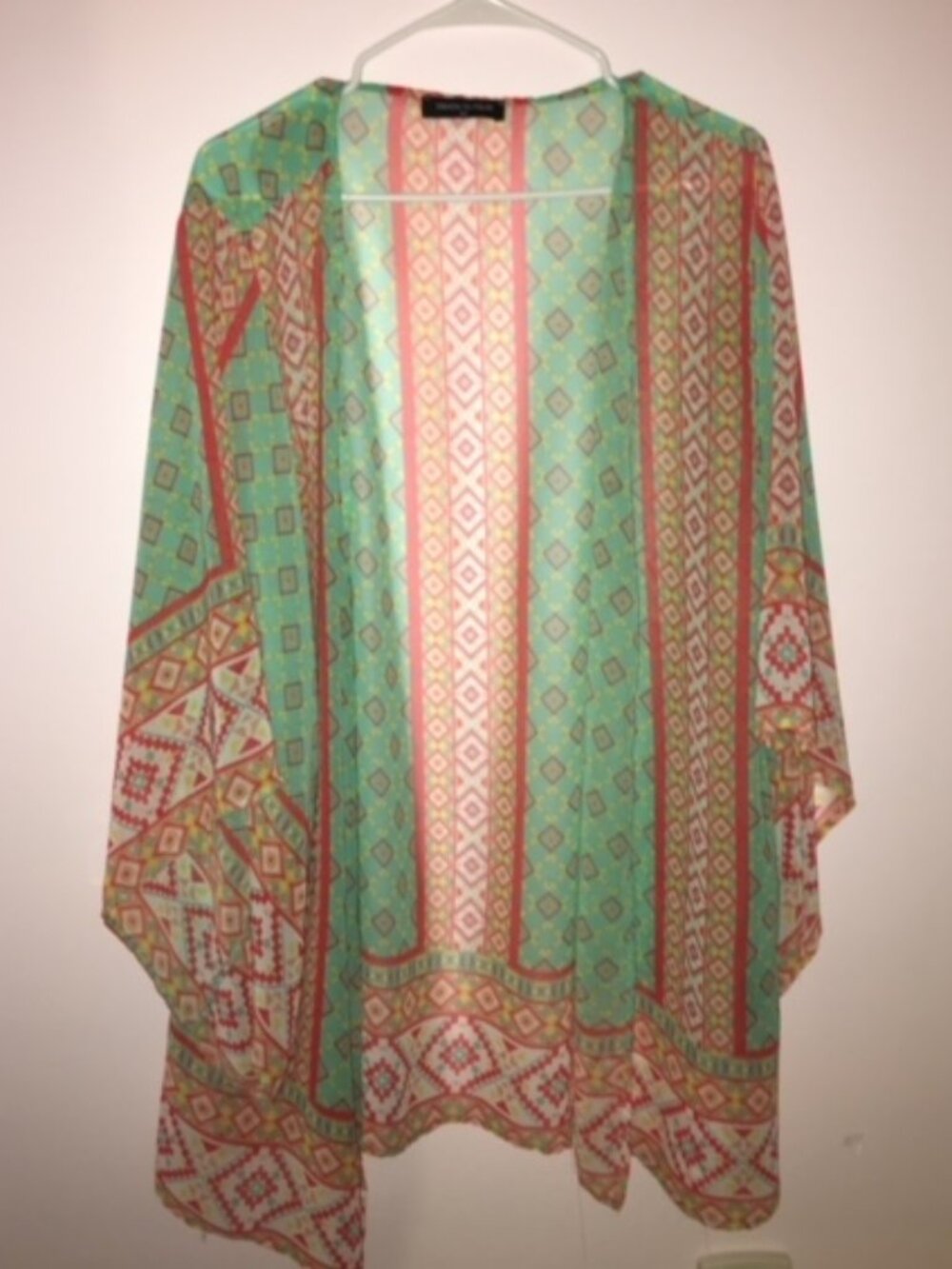 Fashion To Figure Aztec Kimono, Size 2x